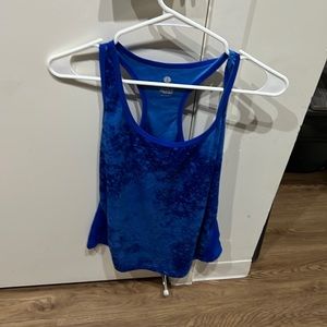 Blue workout tank (racerback)